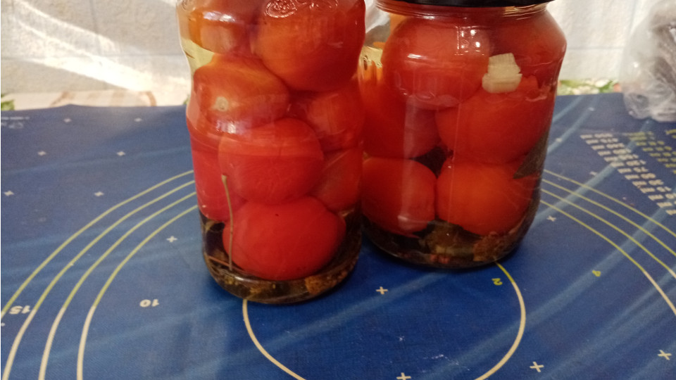 томаты чесночные