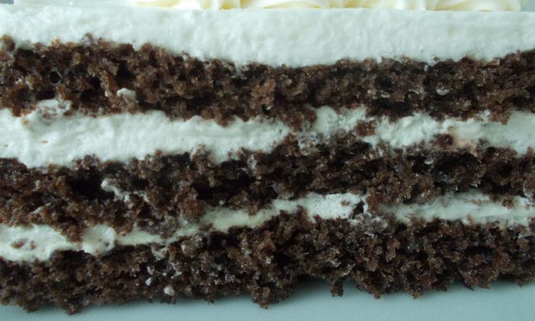 Замечательный торт "Поцелуй негра" вкусный и нежный, простой рецепт