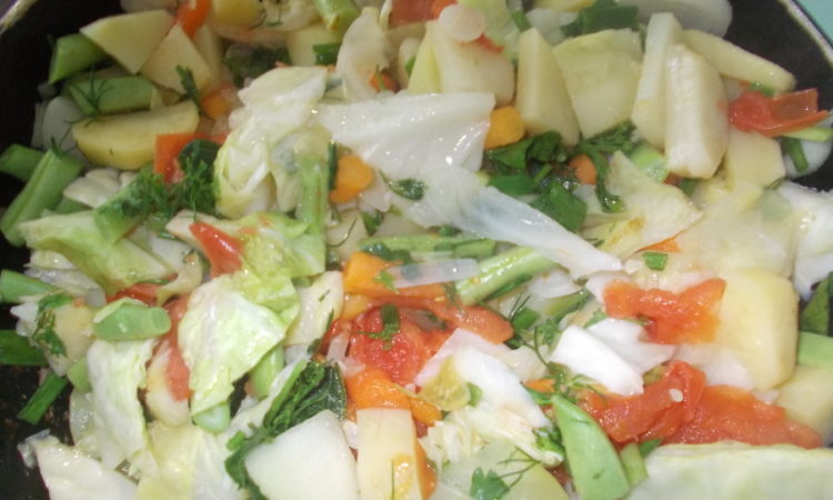 Рагу овощное простое блюдо из овощей, очень просто готовить, много полезных веществ, сытно и вкусно